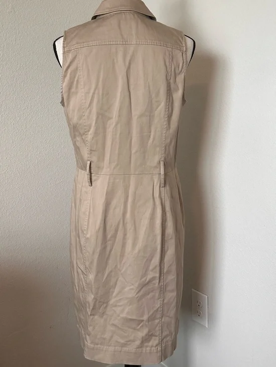 Banana Republic Sleeveless Trench Dress (belt & necklace NOT INCLUDED) - Picture 5 of 7